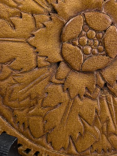 oak leaf circle - patch