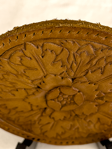 oak leaf circle - patch